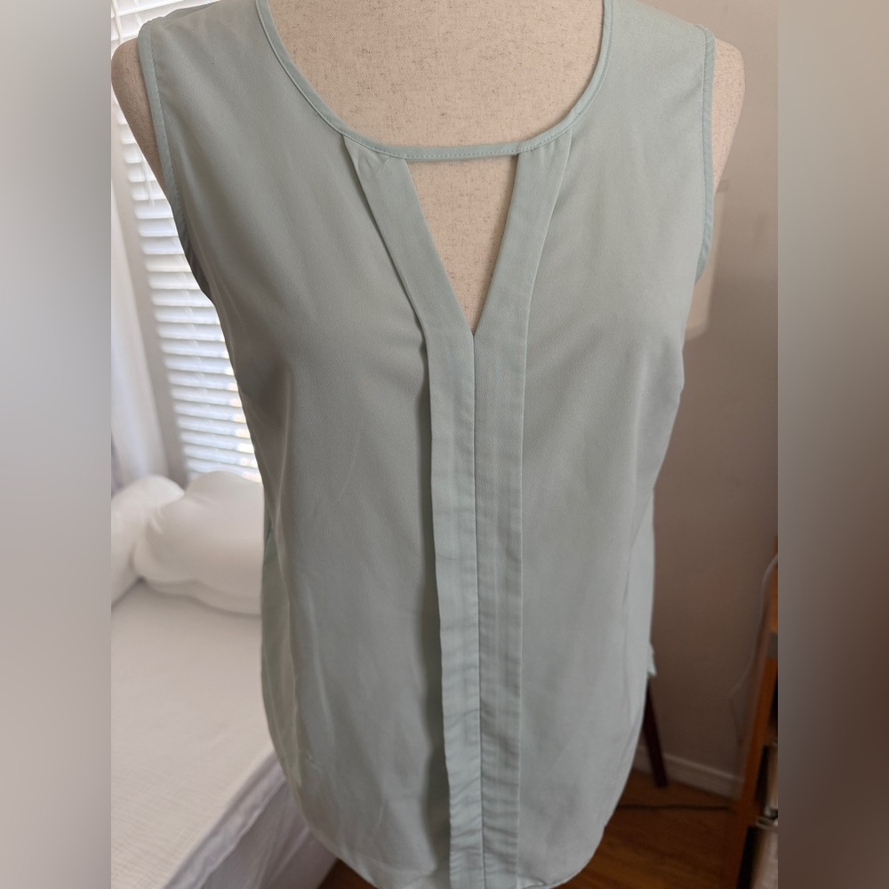 Merona Sleeveless Blouse in Soft Green